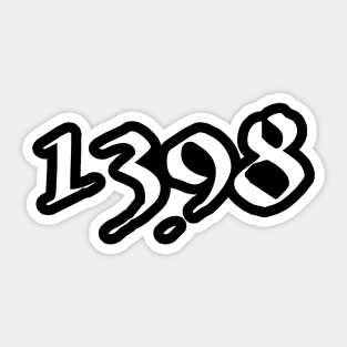 1398 Sinclair Sticker